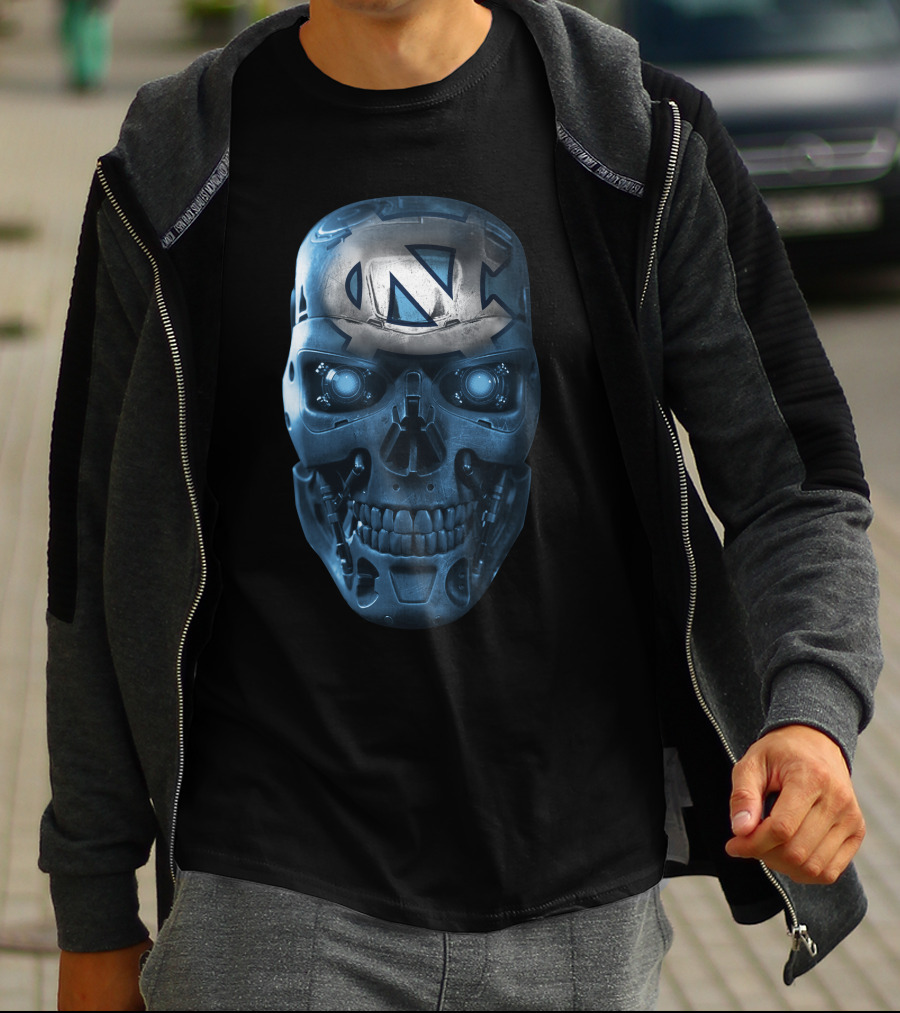 SKULL TARHEELS TERMINATOR INSPIRED T-Shirt