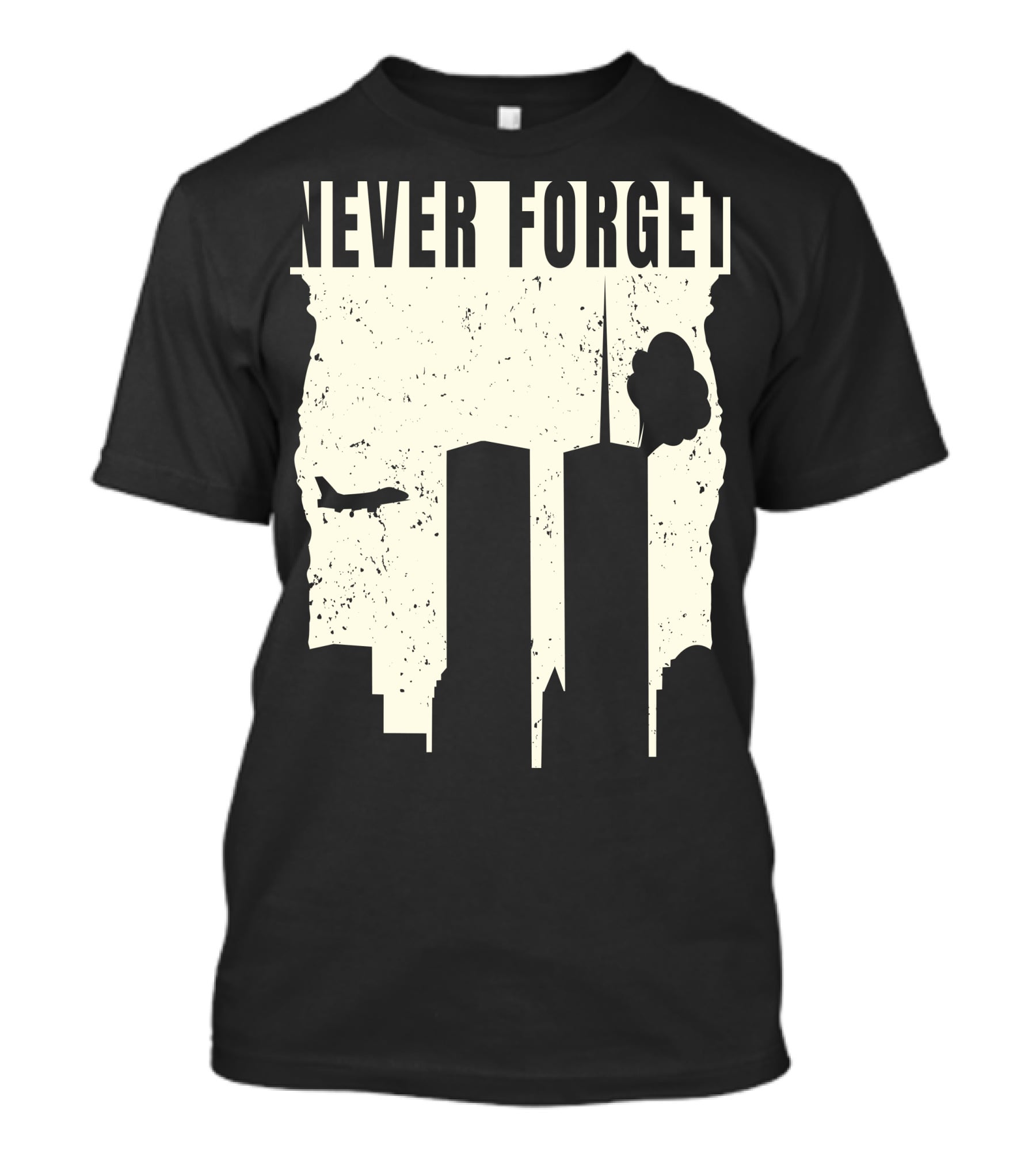 Never Forget 11Th Attacks Twin Towers Memorial T-Shirt