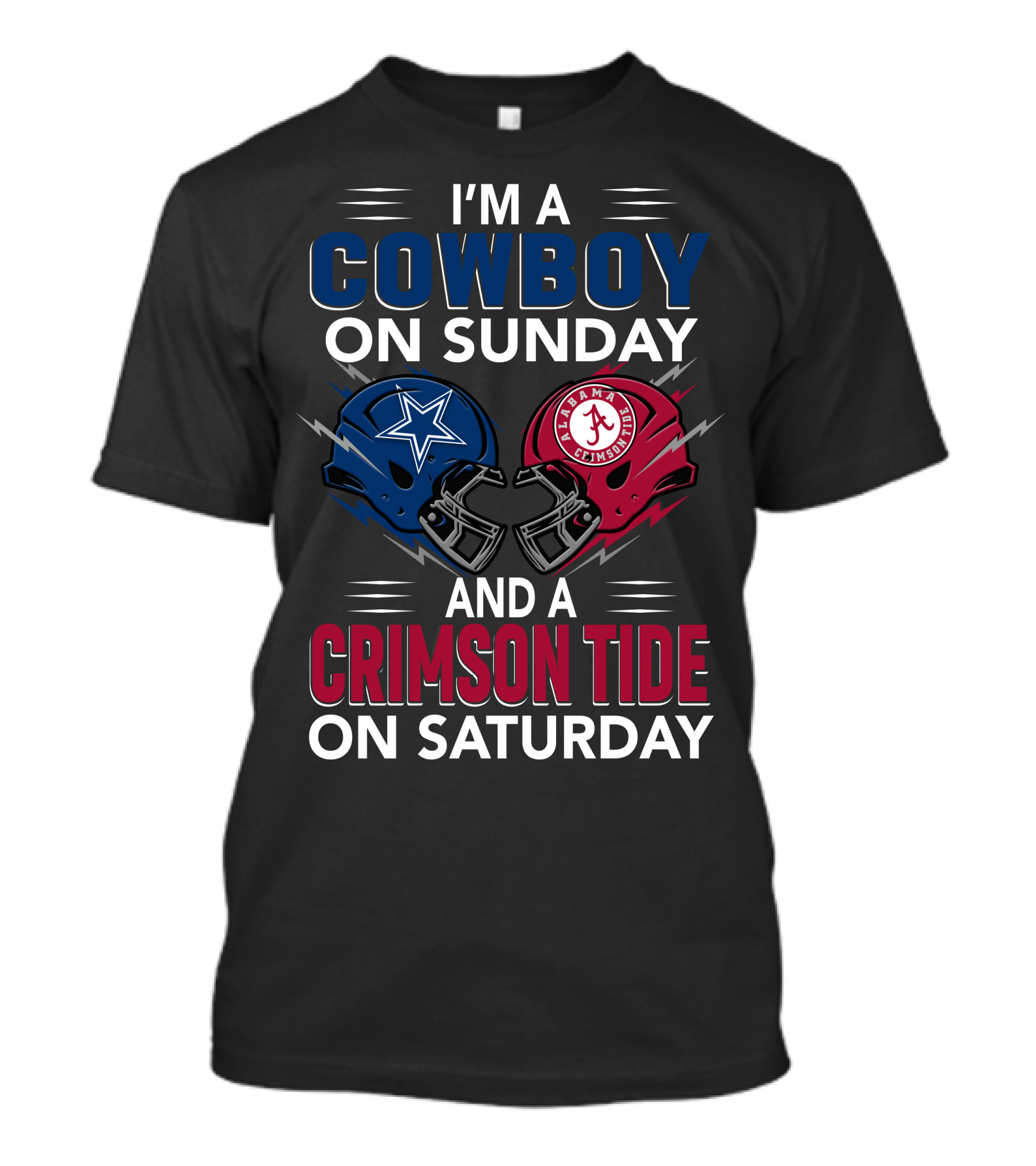 I'm A Cowboy On Sunday And A Crimson Tide On Saturday T-Shirt