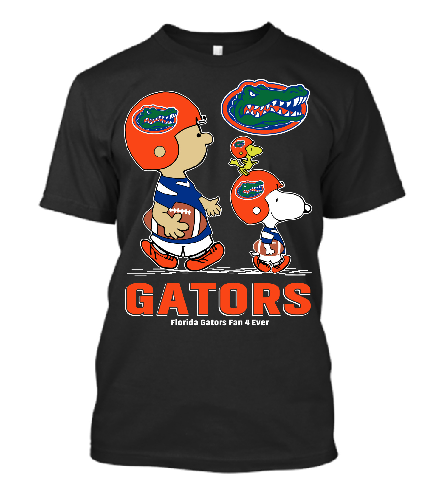 Florida Gators Fan 4 Ever Peanuts Football Gators T-Shirt