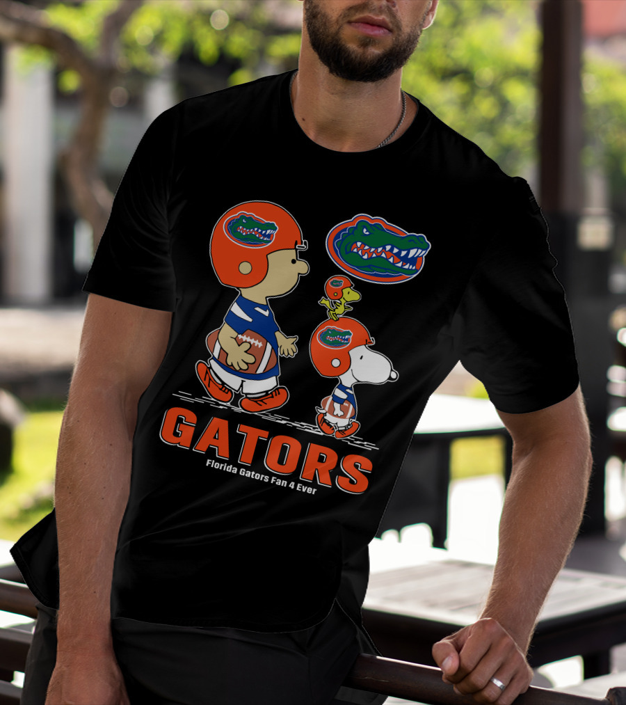 Florida Gators Fan 4 Ever Peanuts Football Gators T-Shirt