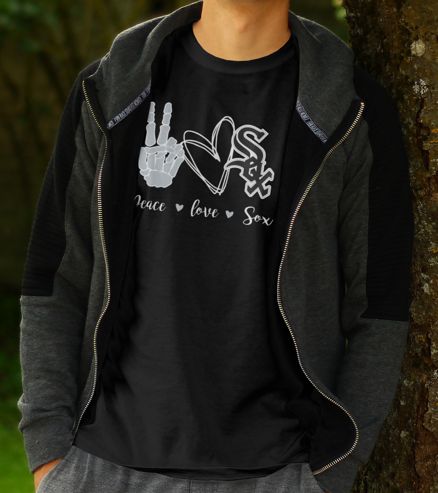 Peace Love Chicago White Sox T-Shirt