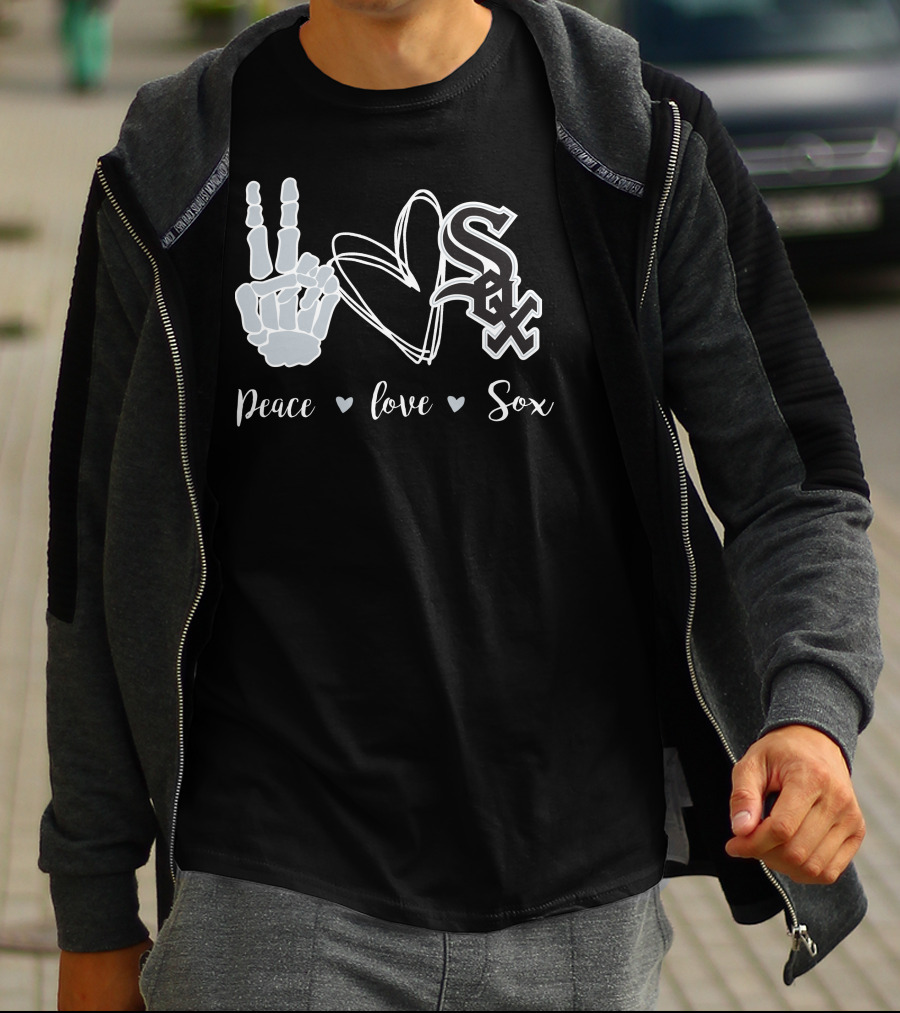 Peace Love Chicago White Sox T-Shirt