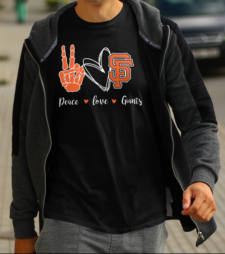 Peace Love San Francisco Giants T-Shirt
