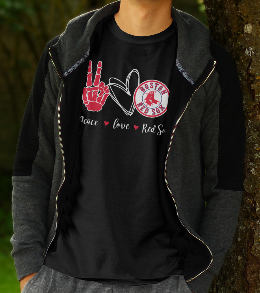 Peace Love Boston Red Sox T-Shirt