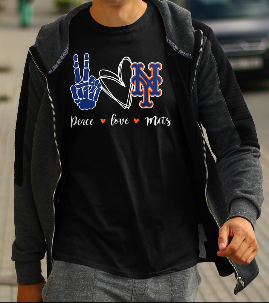 Peace Love New York Mets T-Shirt