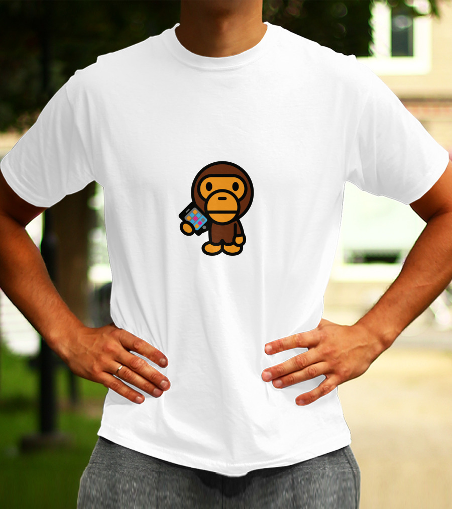 Kid Cudi Bape Milo Monkey IPhone T-Shirt