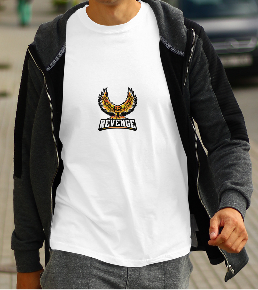 Revenge Owl Wings Emblem T-Shirt