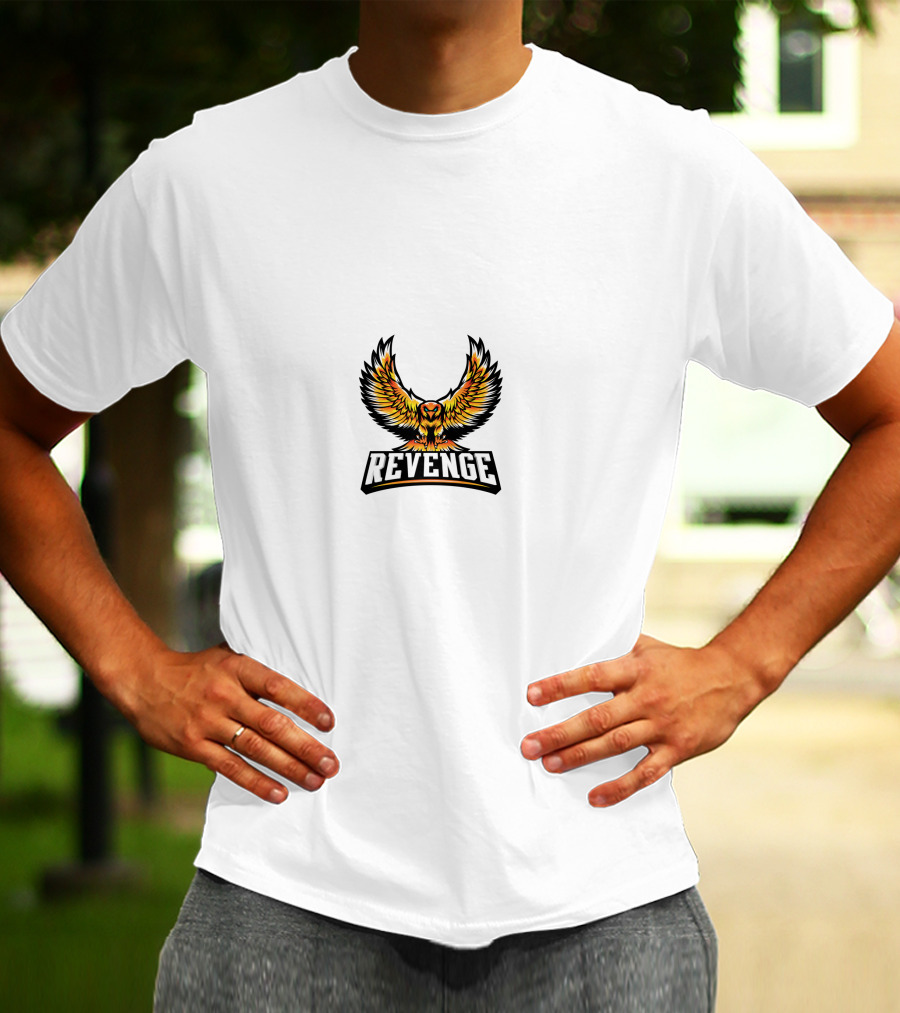 Revenge Owl Wings Emblem T-Shirt