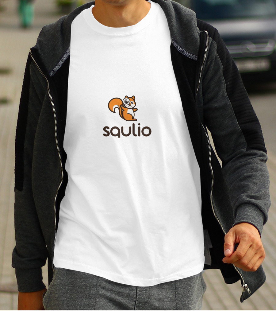 Squlio Cute Cartoon Squirrel T-Shirt