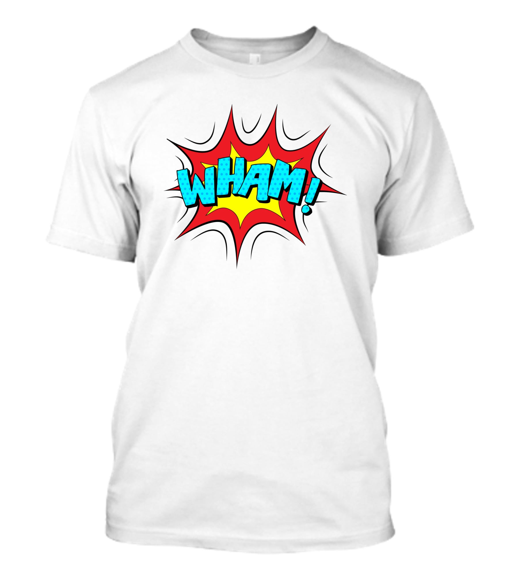 WHAM Comic Book Style Pop Art Explosion T-Shirt