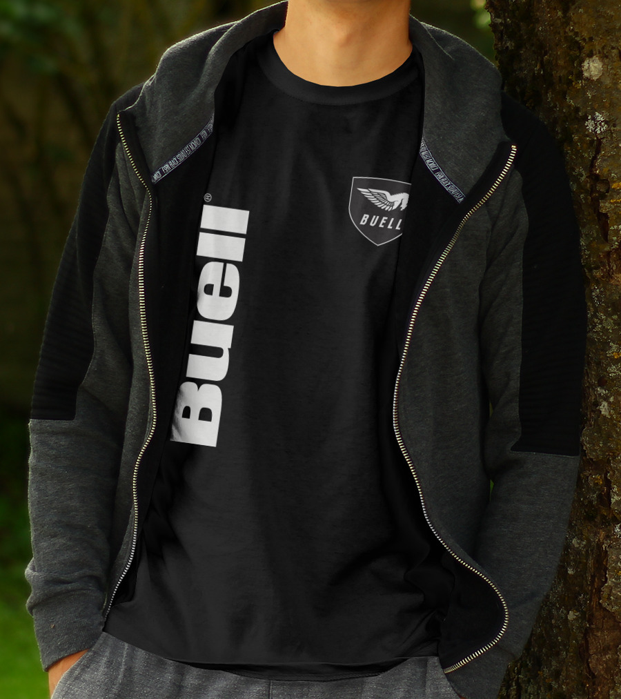 Buell Winged Logo Black T-Shirt