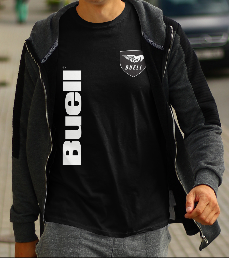 Buell Winged Logo Black T-Shirt