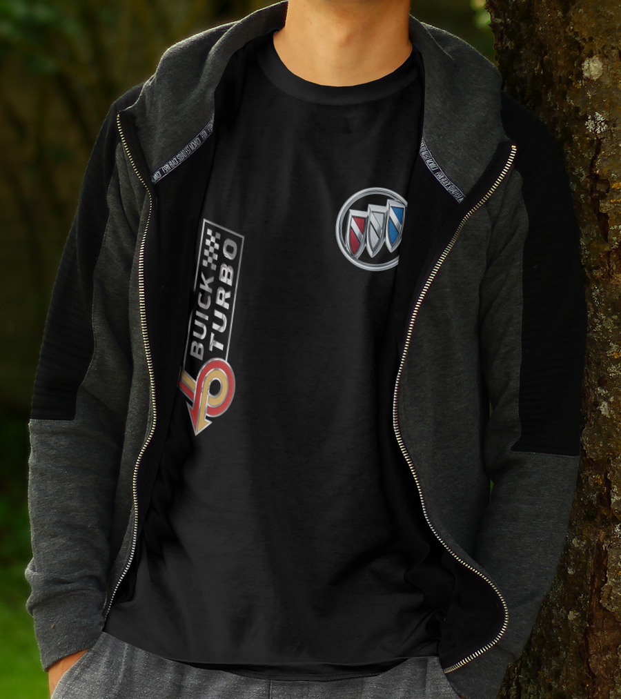 BUICK TURBO Logo With Tri-Shield Emblem T-Shirt