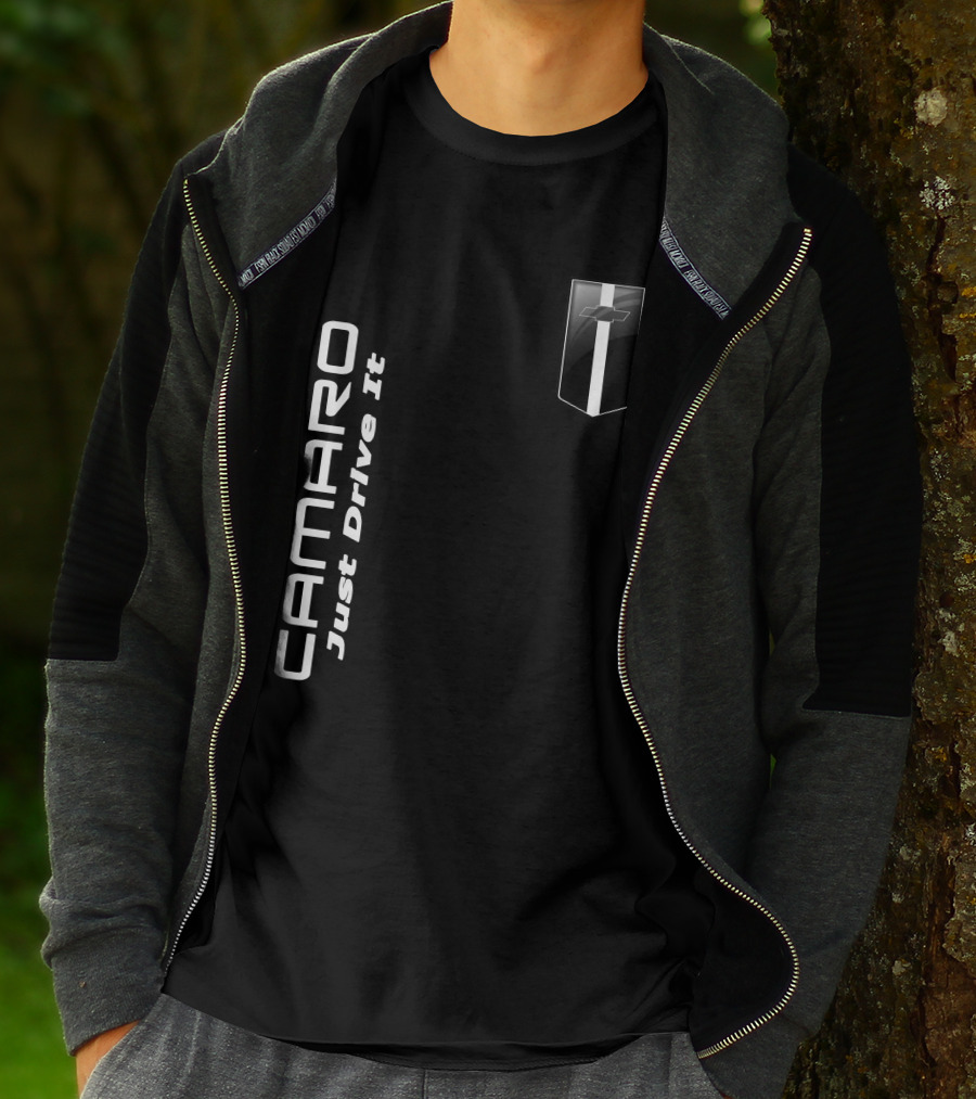 CAMARO Just Drive It Chevy Emblem T-Shirt