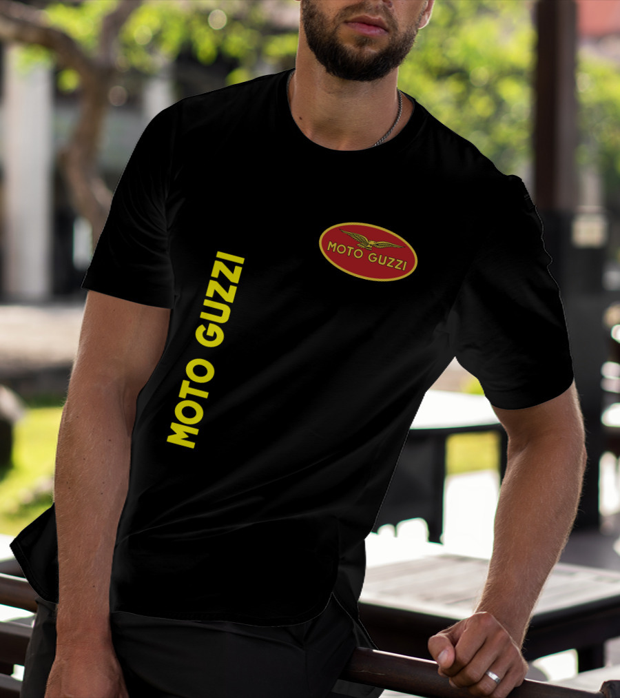 MOTO GUZZI Vintage Oval Logo T-Shirt
