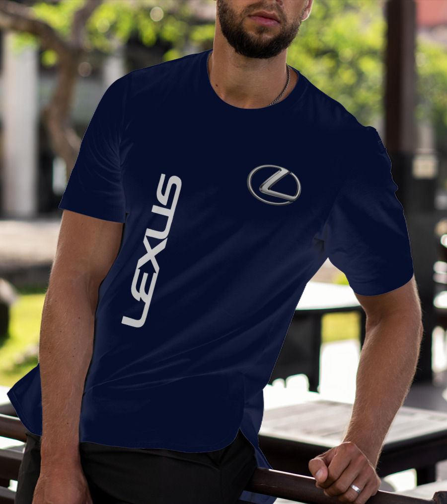 LEXUS Logo Icon Blue Background T-Shirt