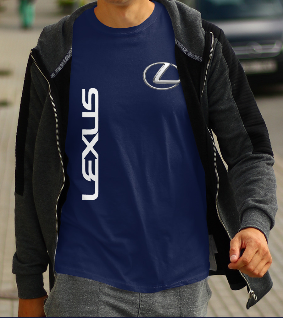 LEXUS Logo Icon Blue Background T-Shirt