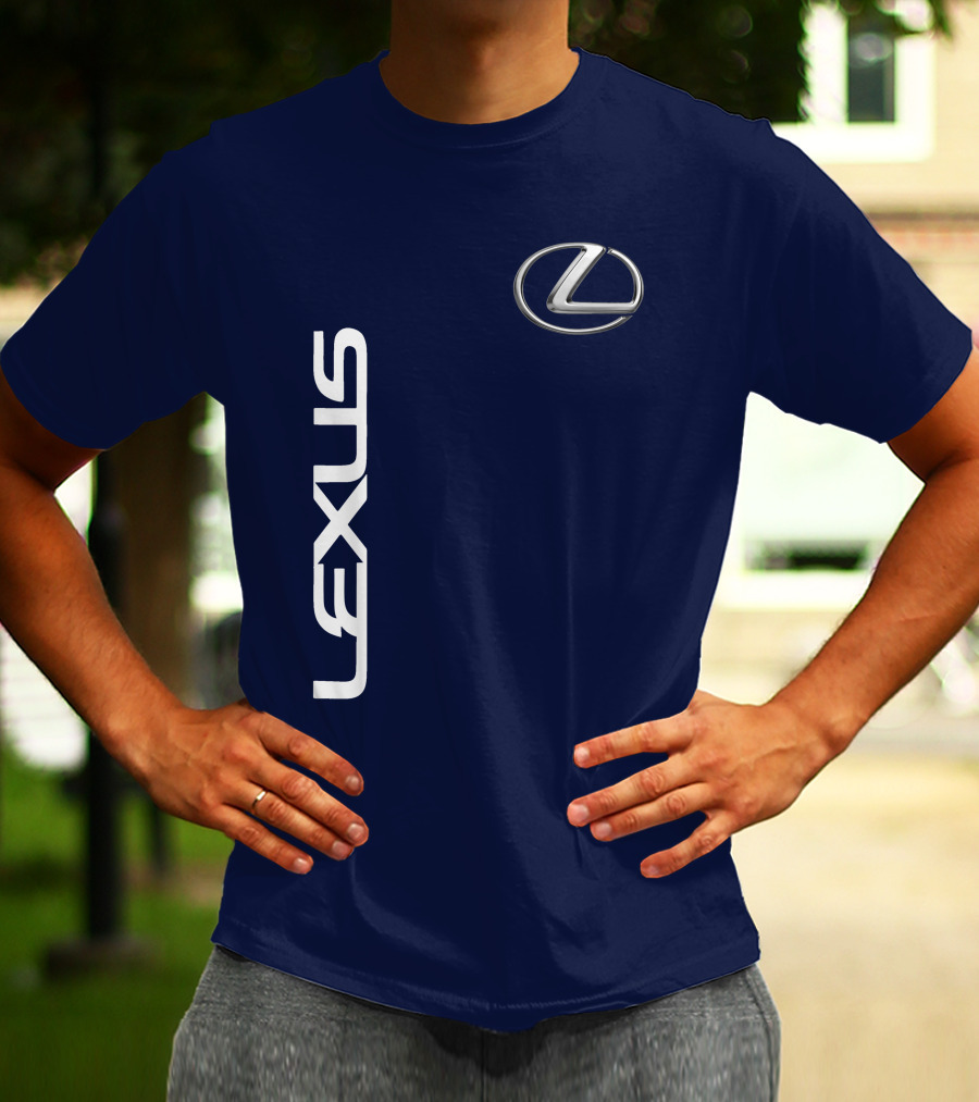 LEXUS Logo Icon Blue Background T-Shirt