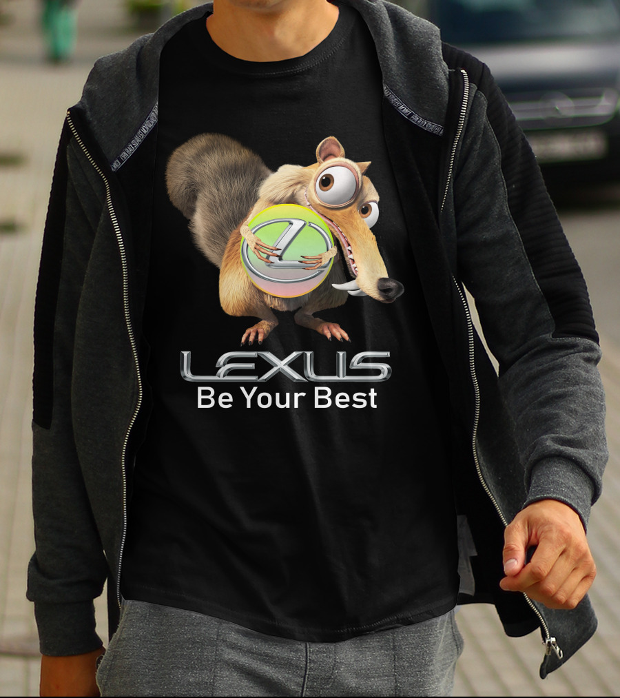 LEXUS Be Your Best Scrat Holding T-Shirt