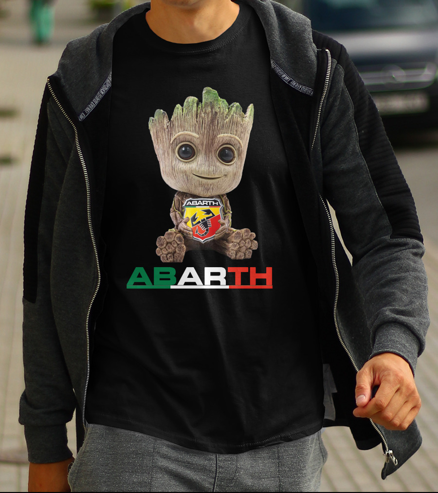 ABARTH Tree Character Holding T-Shirt