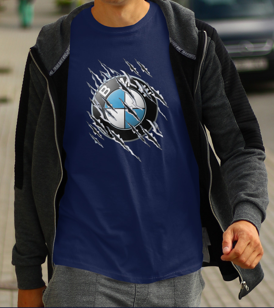 BMW Claw Mark Logo Effect T-Shirt