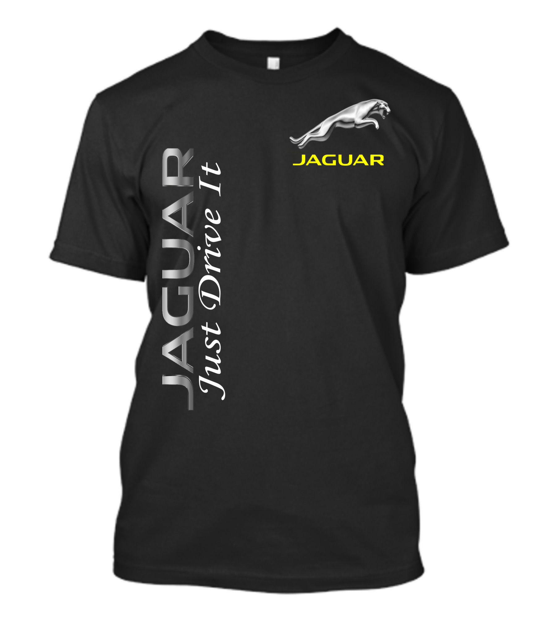 JAGUAR Just Drive It Silver T-Shirt