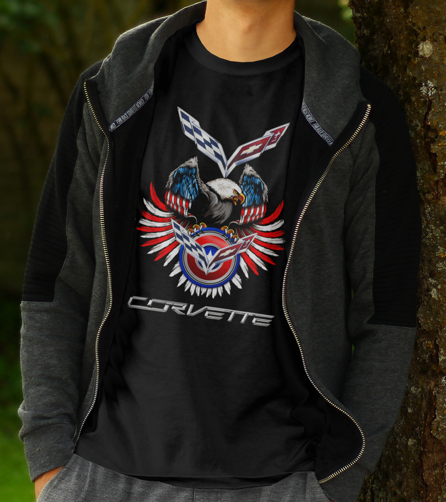 CORVETTE C7 American Eagle Emblem T-Shirt