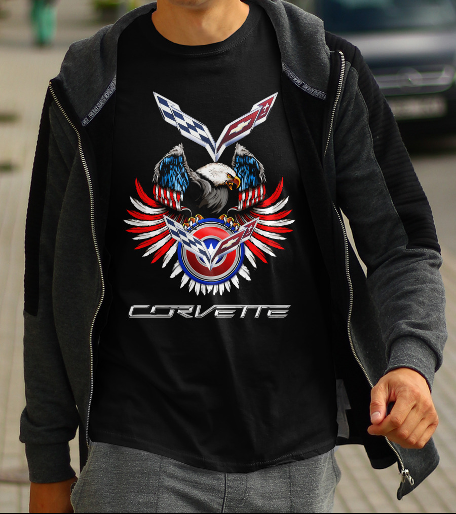 CORVETTE C7 American Eagle Emblem T-Shirt