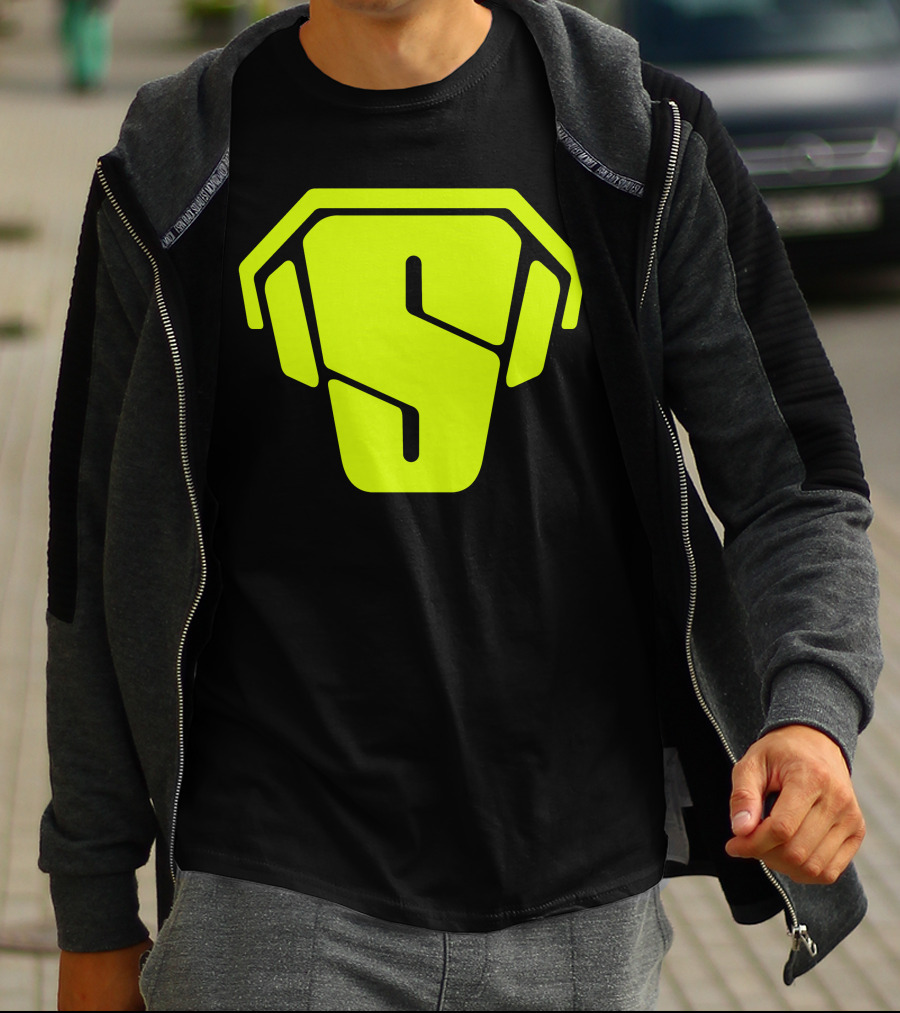 RS Green Iconic Logo S Neon T-Shirt