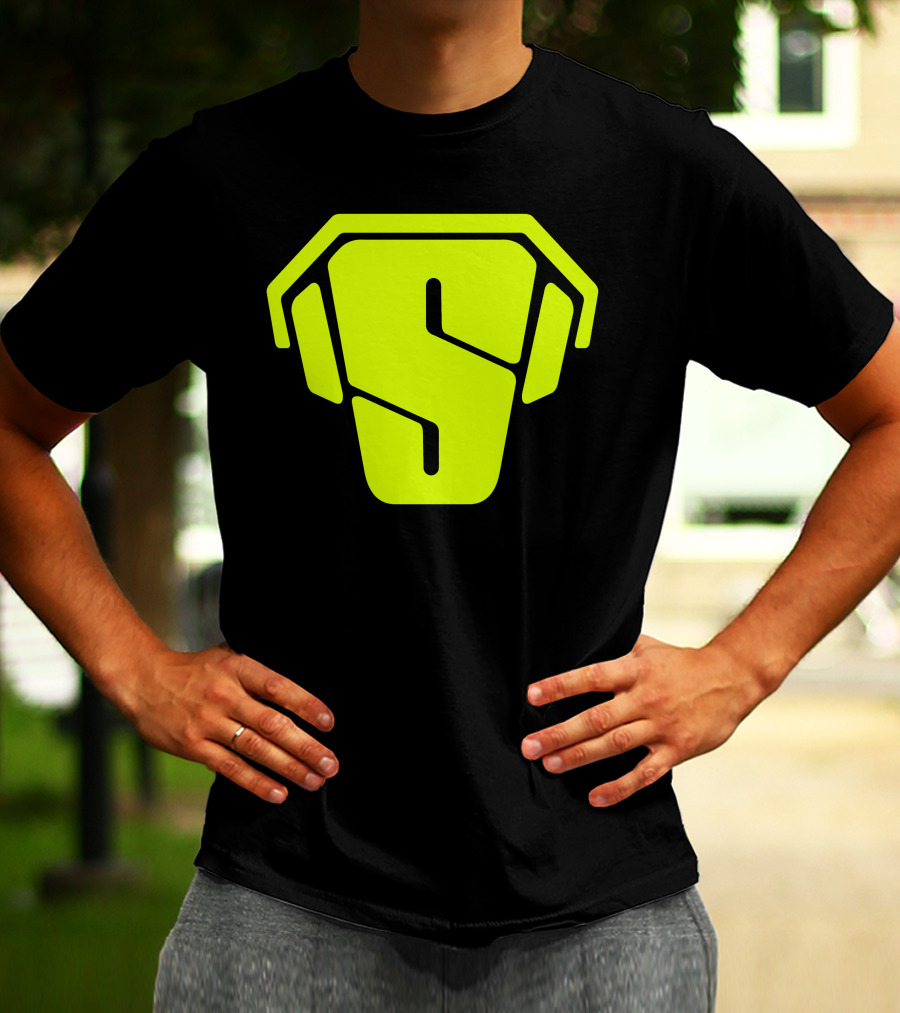 RS Green Iconic Logo S Neon T-Shirt