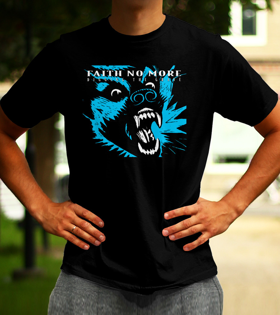 FAITH NO MORE Digging The Grave Blue T-Shirt