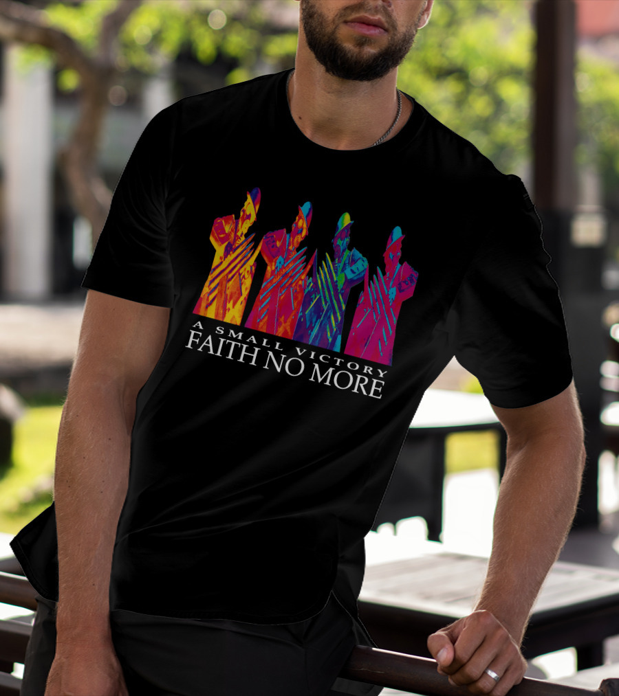 A Small Victory Faith No More Colorful Figures T-Shirt
