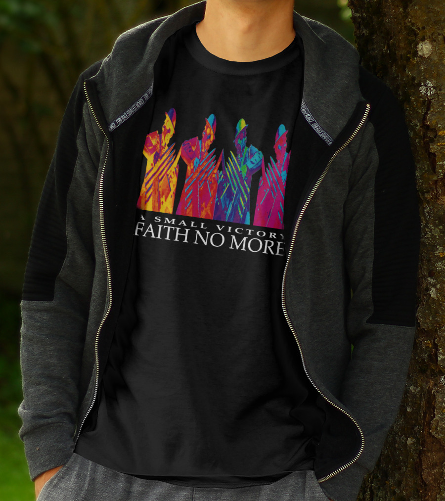 A Small Victory Faith No More Colorful Figures T-Shirt