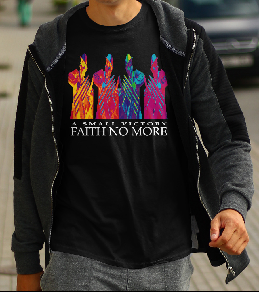 A Small Victory Faith No More Colorful Figures T-Shirt