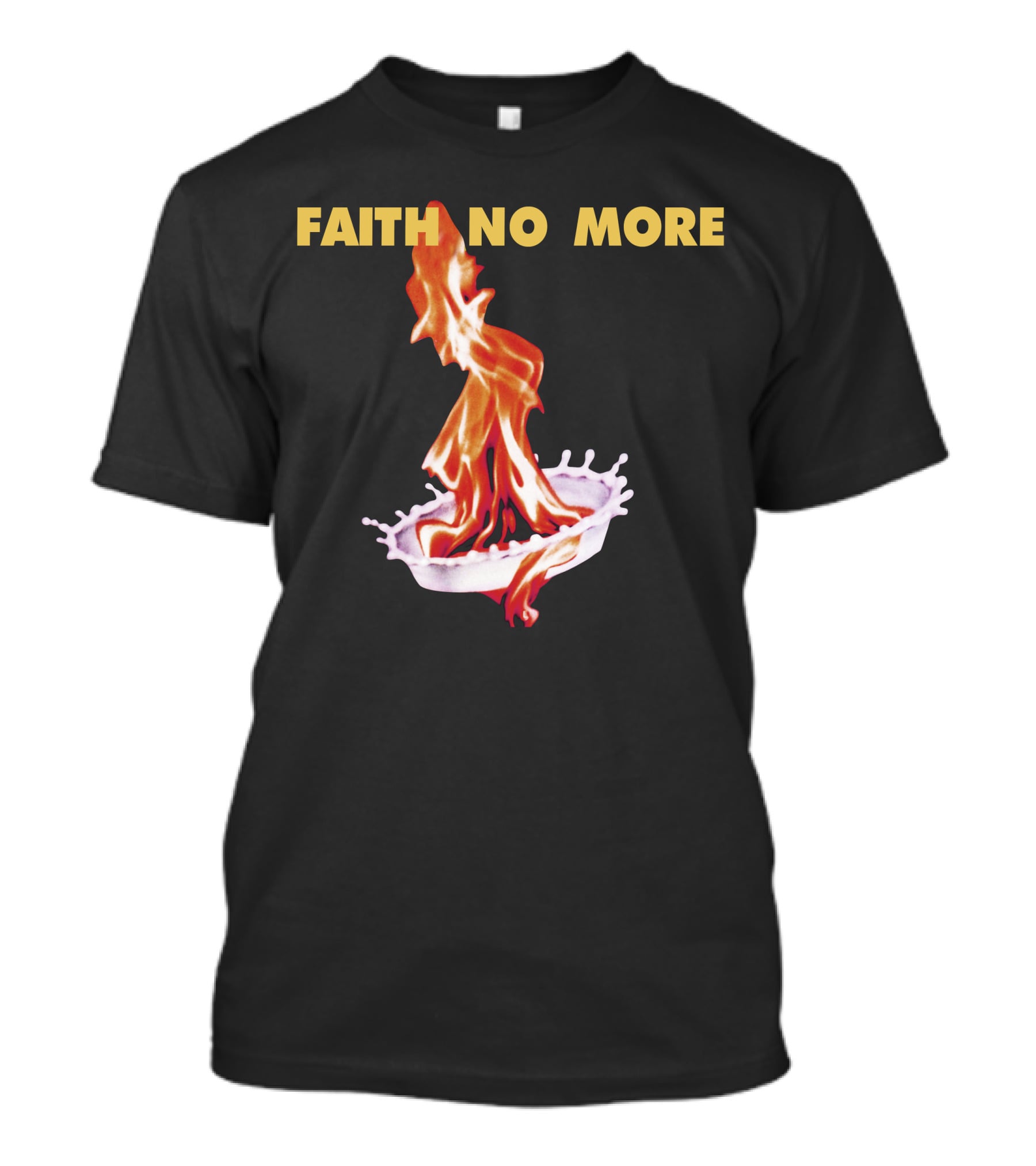 Faith No More Flaming Milk Splash T-Shirt