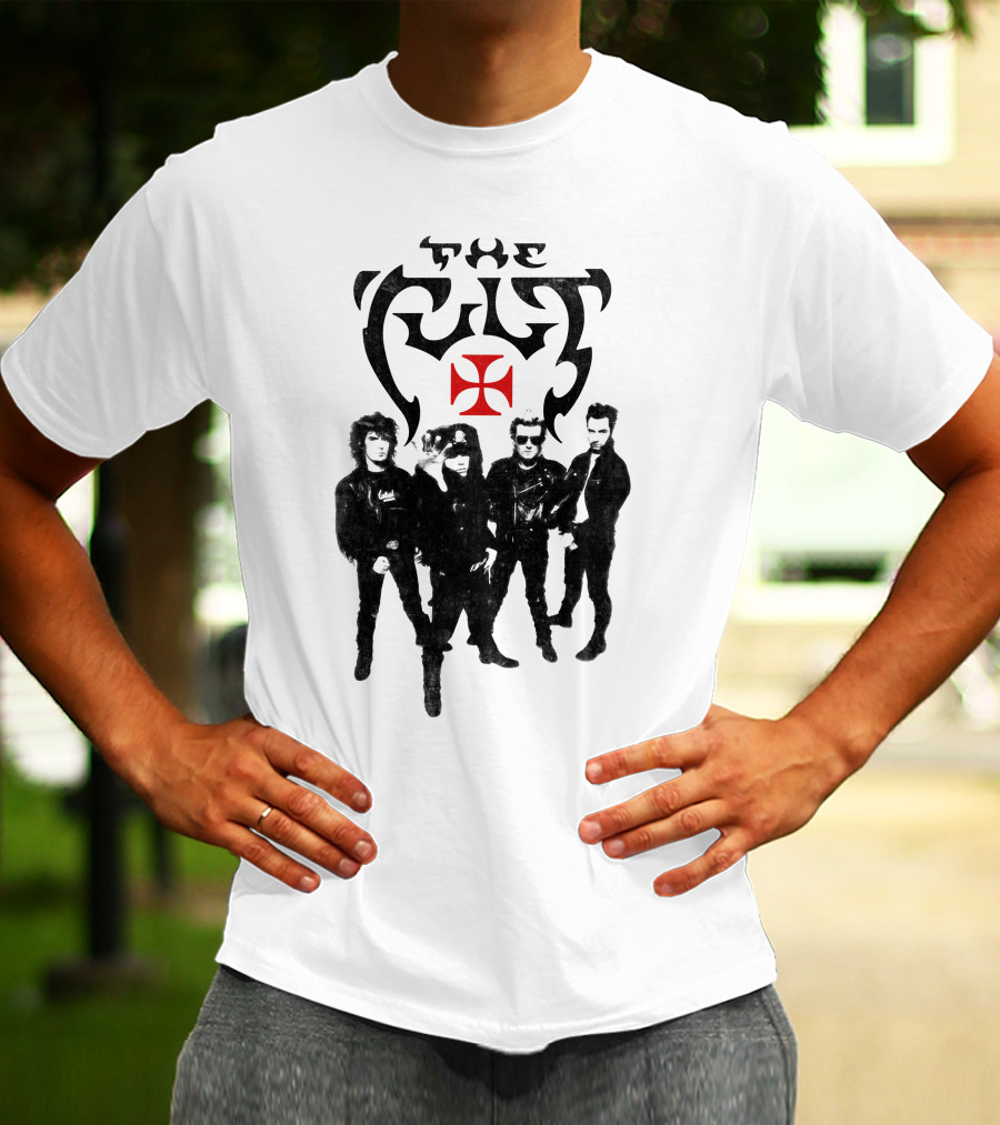 The Cult Band Cross Symbol T-Shirt