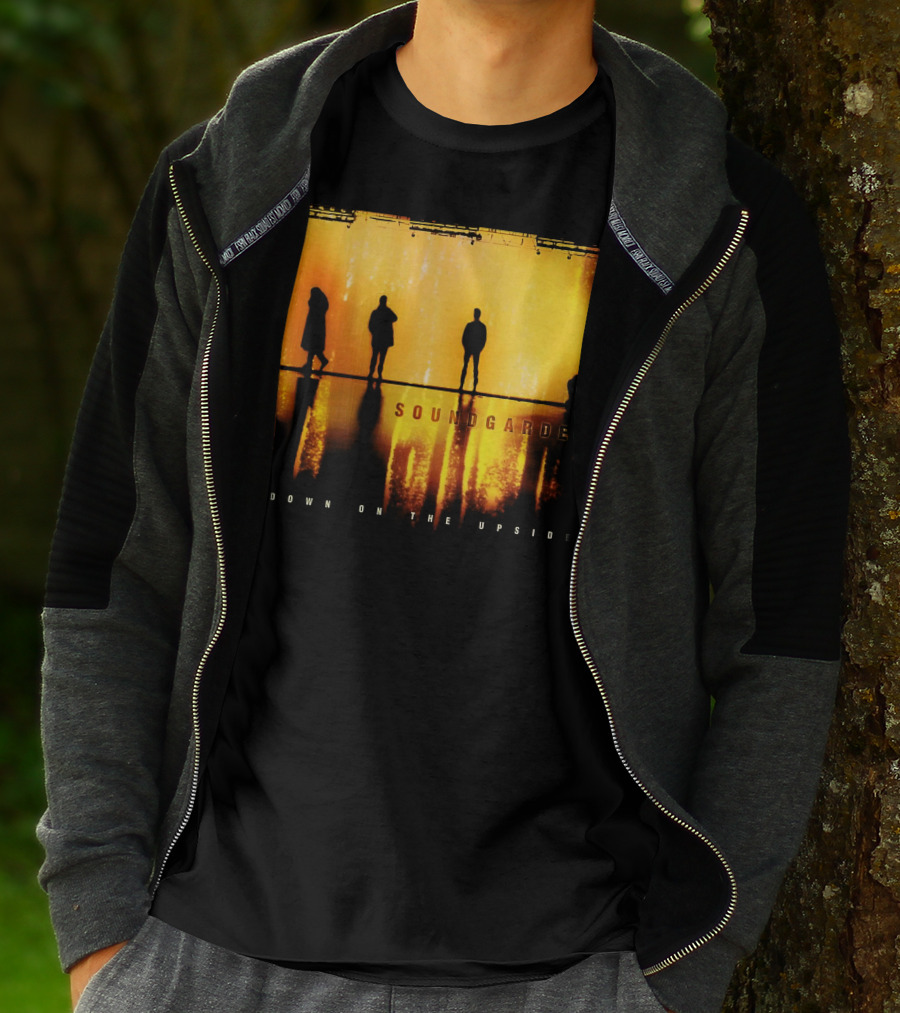 Soundgarden Down On The Upside Silhouettes Reflecting On Stage T-Shirt