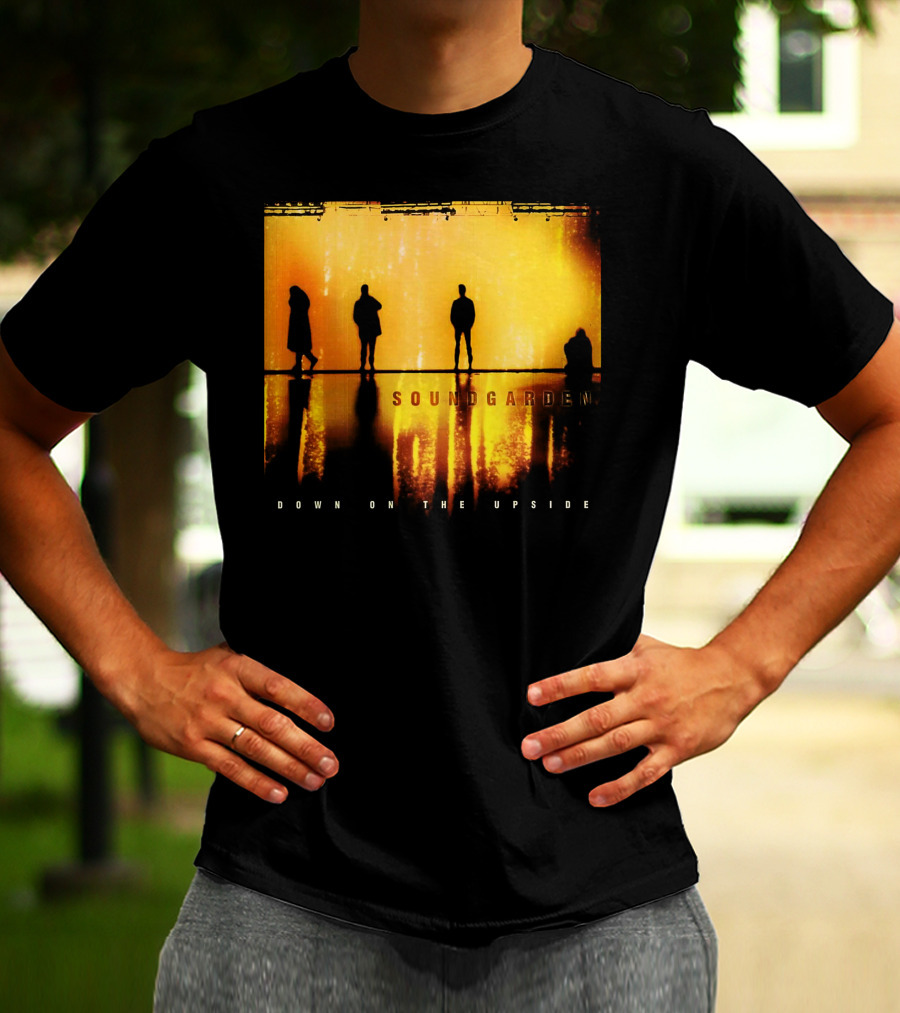 Soundgarden Down On The Upside Silhouettes Reflecting On Stage T-Shirt