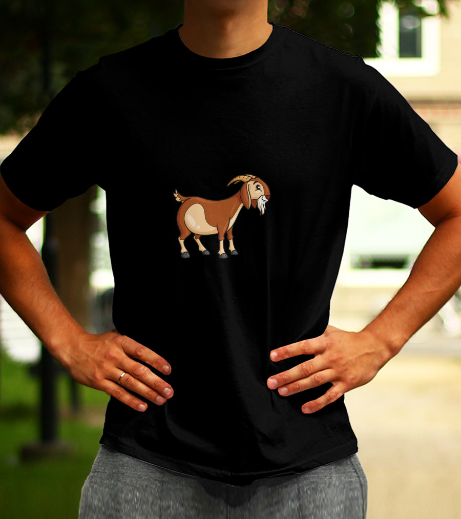 GOAT Cartoon T-Shirt