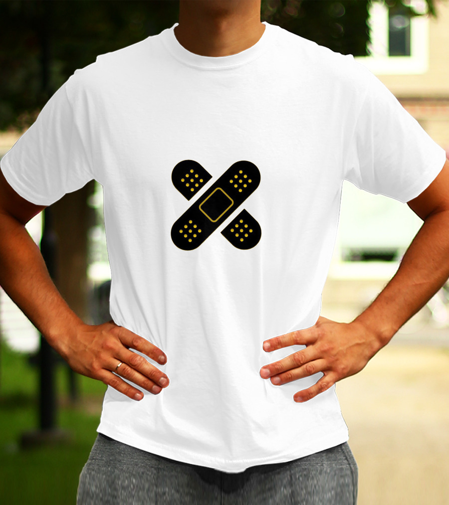Mothica Bandaid Cross T-Shirt