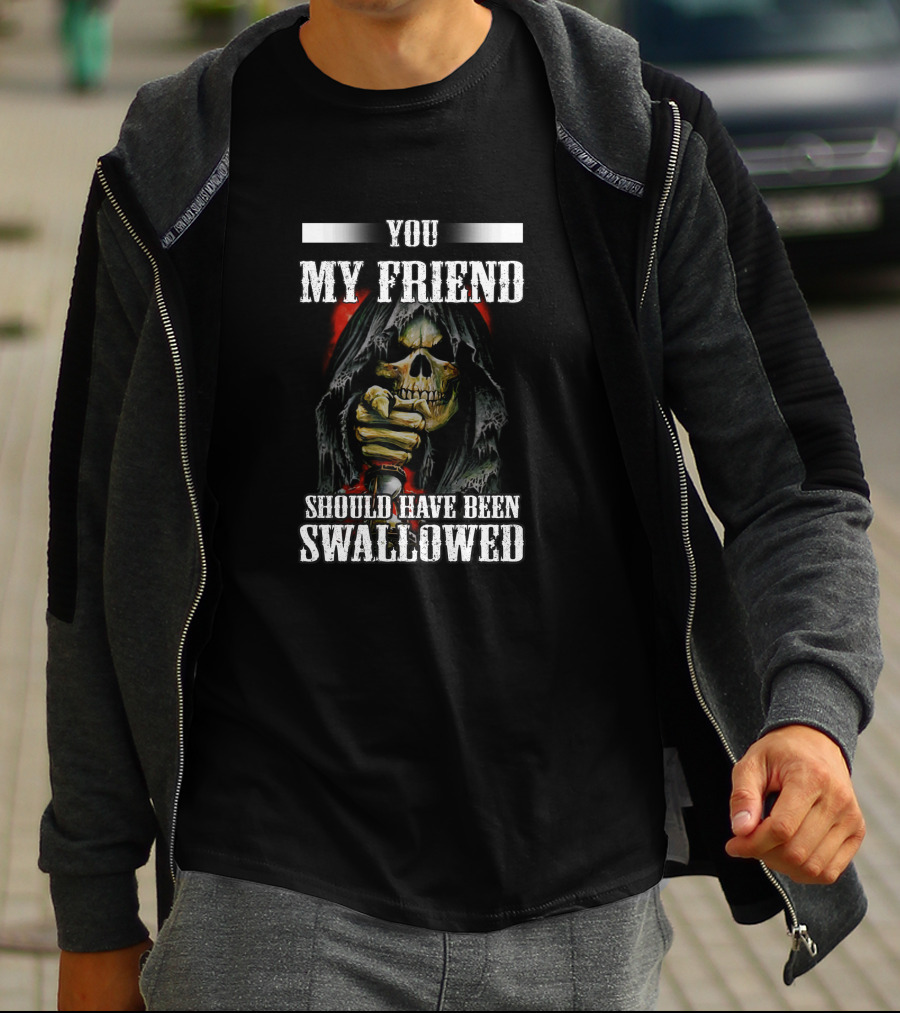 YOU MY FRIEND SHOULD HAVE BEEN SWALLOWED T-Shirt