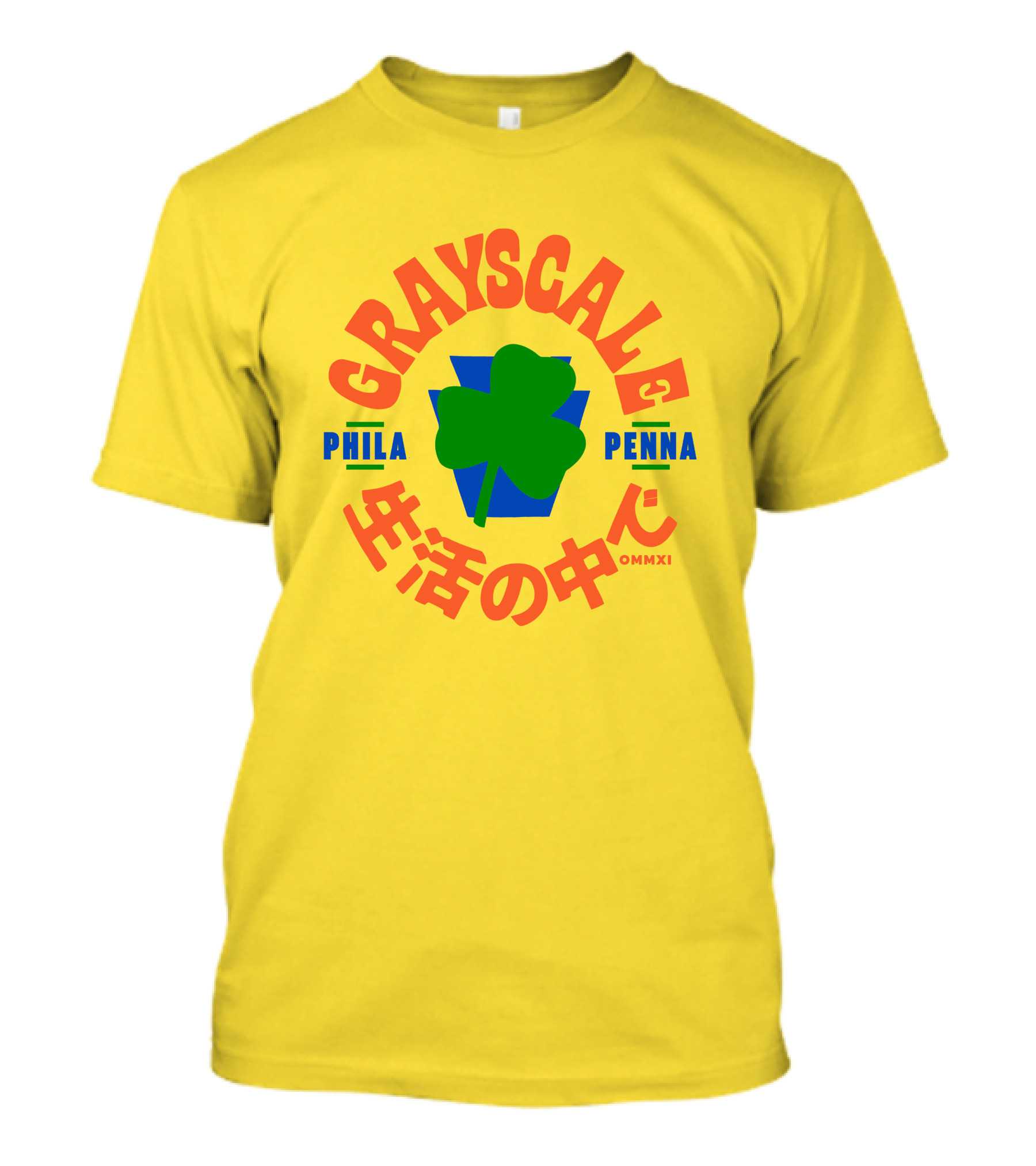 Grayscale Phila Penna Life OMMXI Shamrock T-Shirt