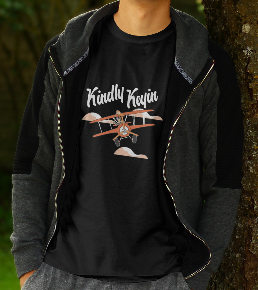 Kindly Keyin Flying Adventure Bi-Plane T-Shirt