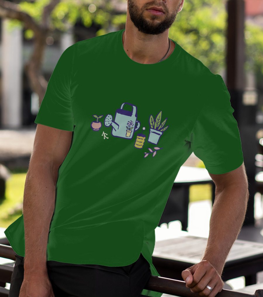 Omocat Merch Omori A Home For Flowers Watering Can Plant Pots T-Shirt