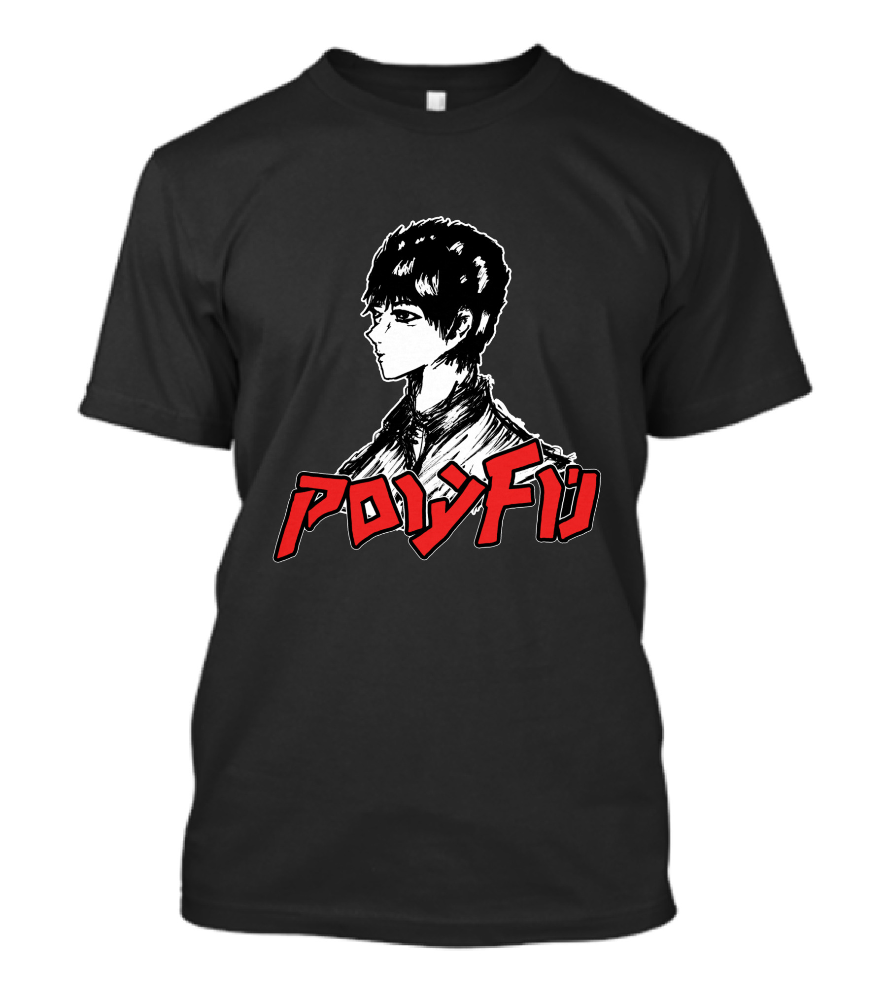 Powfu Anime Illustrated Profile Merch T-Shirt
