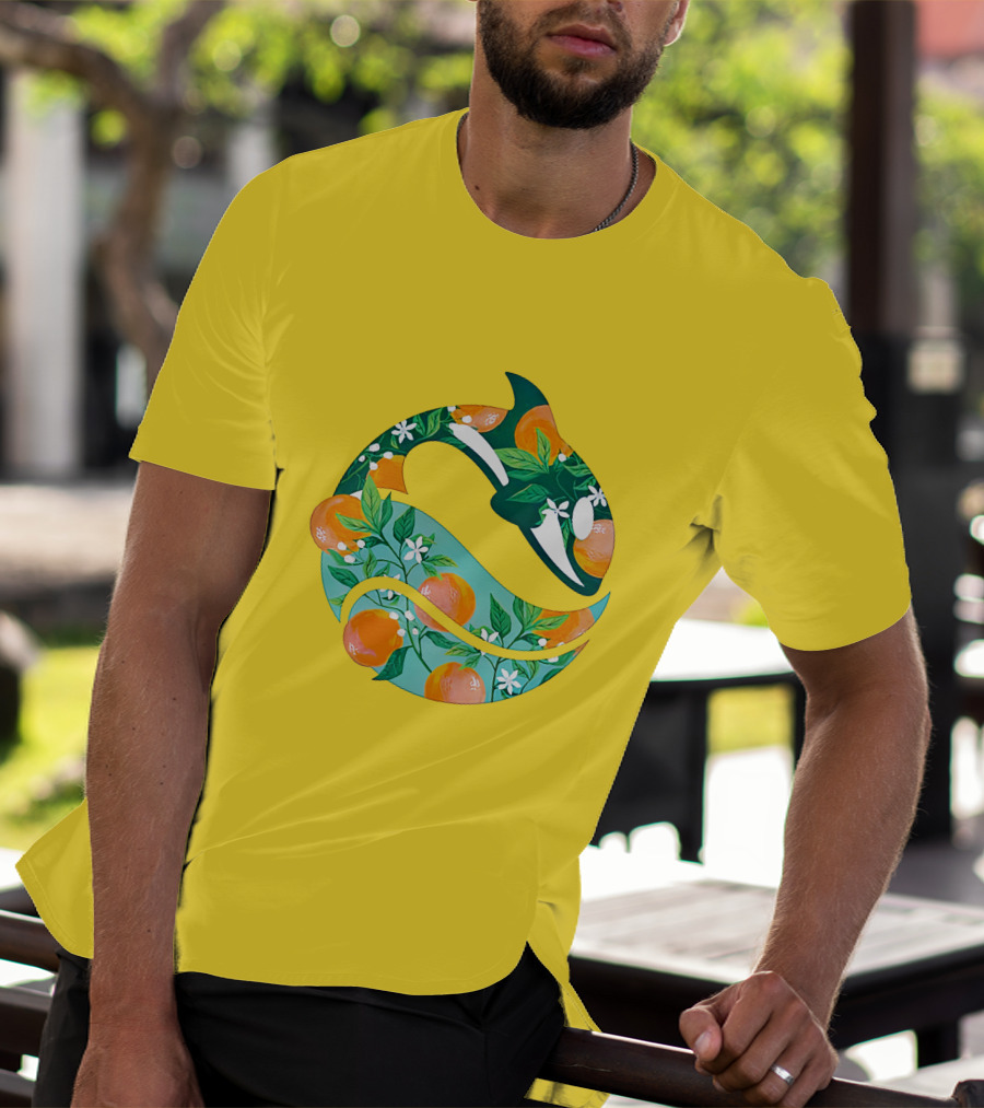 SeaWorld Busch Gardens Florida Local Orange Blossom Orca T-Shirt