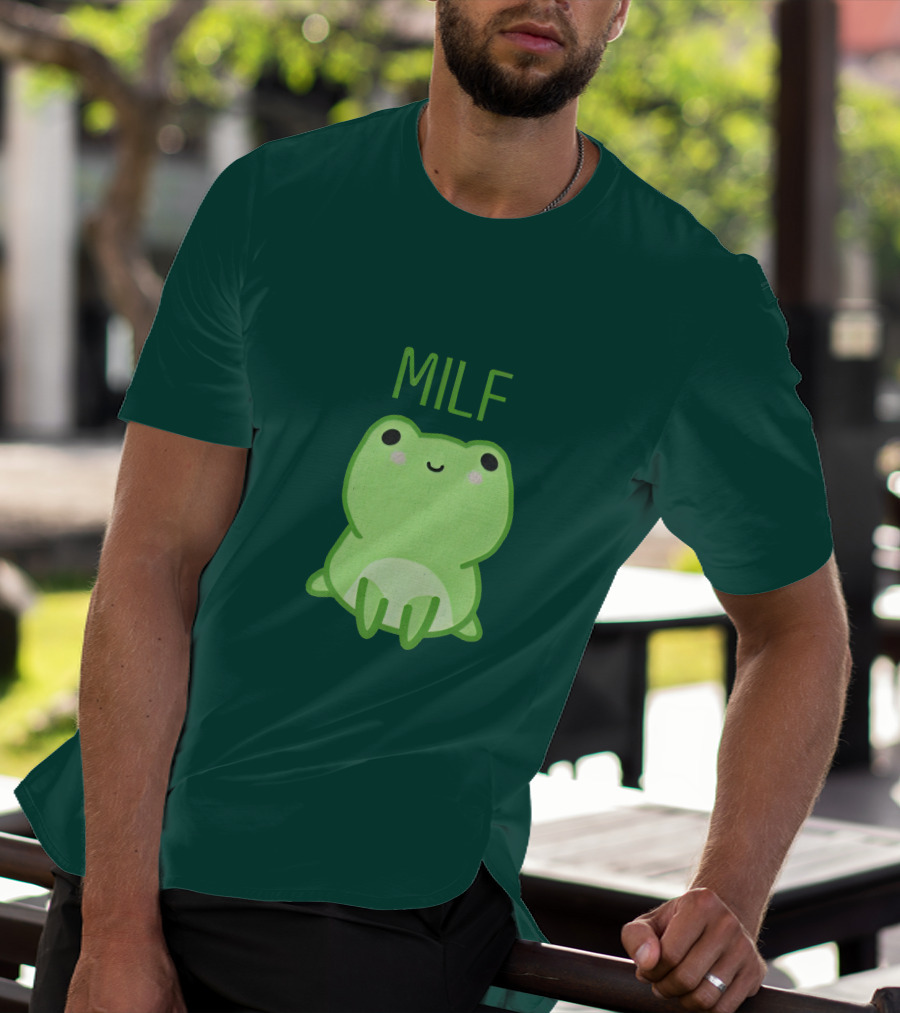 MILF ManILoveFwogs Merch Man I Love Fwogs Cute Frog T-Shirt