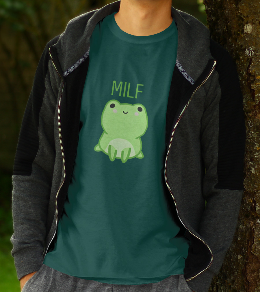 MILF ManILoveFwogs Merch Man I Love Fwogs Cute Frog T-Shirt