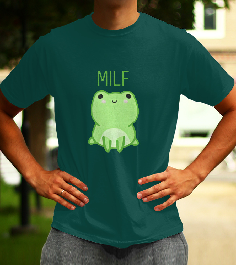 MILF ManILoveFwogs Merch Man I Love Fwogs Cute Frog T-Shirt